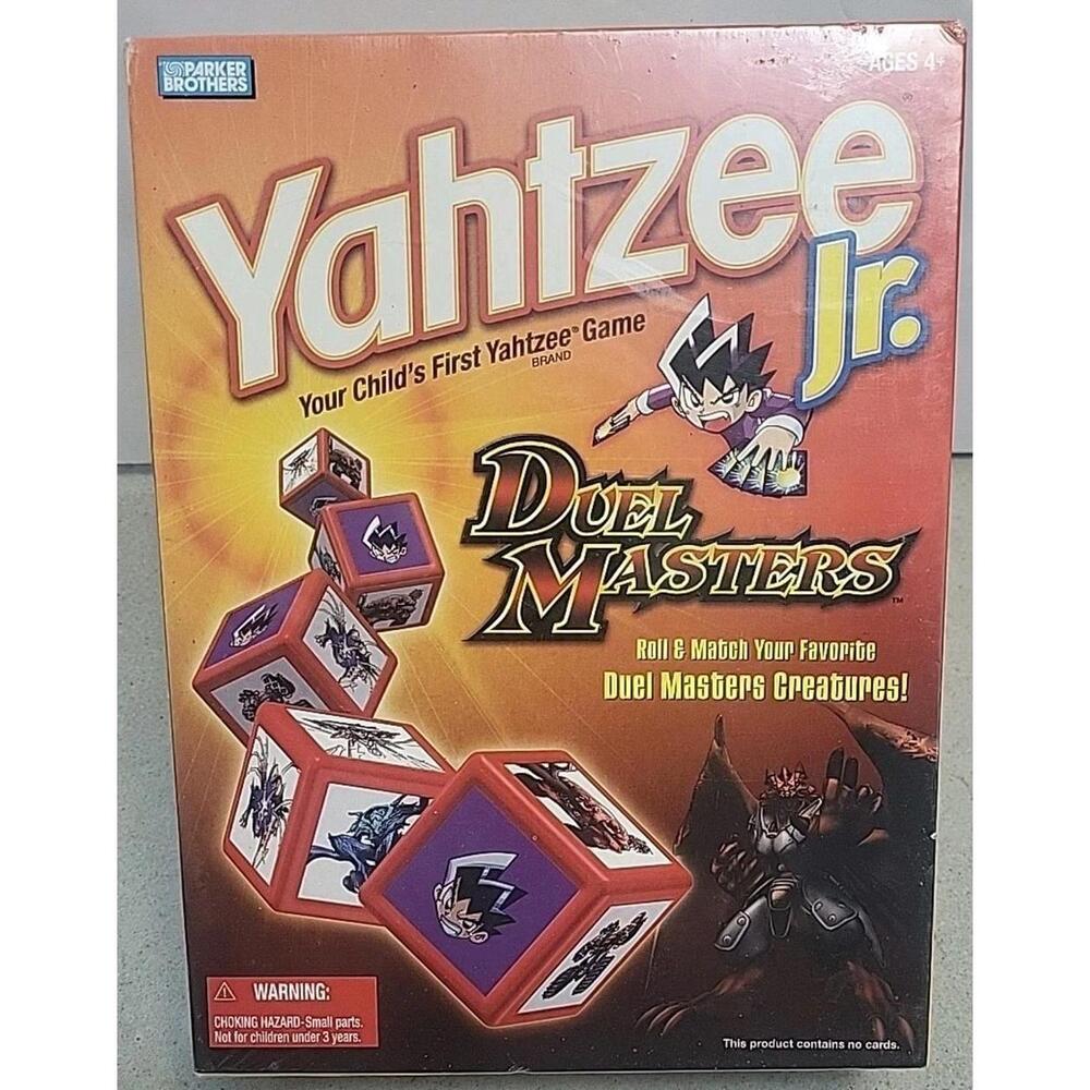 Yahtzee Jr. Duel Masters Wizards of the Coast Parker Brothers Hasbro Game NEW